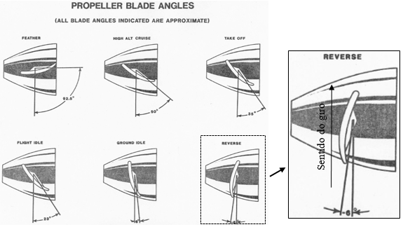 Reversor por passo de hélice
